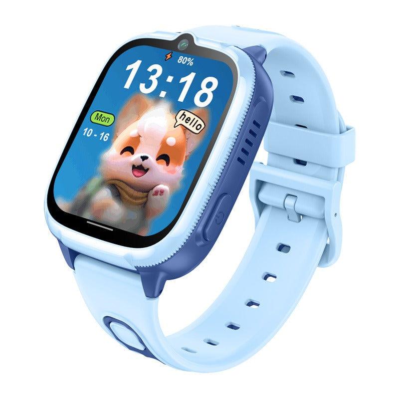 4G Children's Smartwatch D53 with GPS Tracking, Video Calling, Waterproof Design, SOS Function, Anti-Lost Features, and Parental Control App