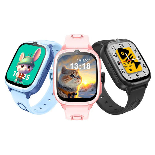 4G Children's Smartwatch D53 with GPS Tracking, Video Calling, Waterproof Design, SOS Function, Anti-Lost Features, and Parental Control App